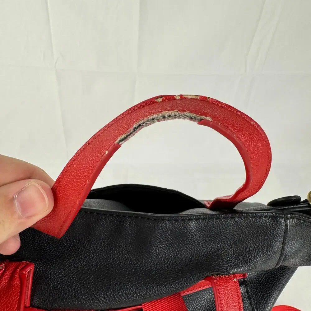 Disney Dani Nicole Mickey Mouse Mini Backpack Bag‎ Red Black Yellow Purse